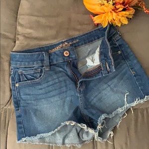 Arizona short denim frayed shorts